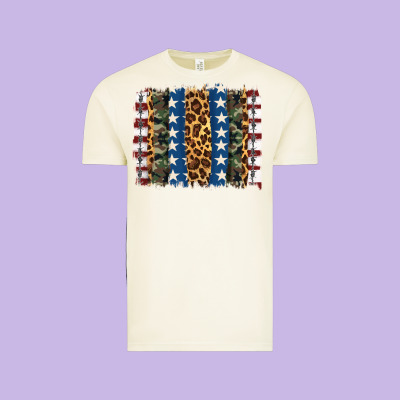 Usa Army Pattern Brushstroke Vintage Tee Designed By Artiststas