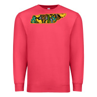 Cardinal Western Tenessee Map Sunflower Pattern Premium Sweatshirt - Bettercallsaul
