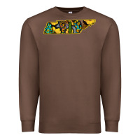 Chestnut Western Tenessee Map Sunflower Pattern Premium Sweatshirt - Bettercallsaul