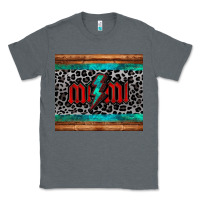 Charcoal Heather leopard lightning bolt mimi mother's day Classic Tee - Jasminsmagicworld