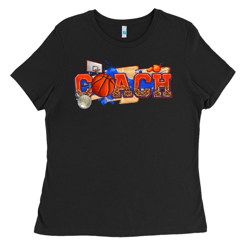 Basketball Coach Ladies Tee by texasbilliewilder | Teevron