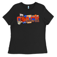 Black basketball coach Ladies Tee - texasbilliewilder