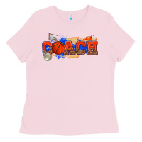 Bubblegum Pink basketball coach Ladies Tee - texasbilliewilder