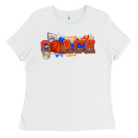 White basketball coach Ladies Tee - texasbilliewilder