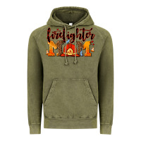 Vintage Olive firefighter  mom Vintage Hoodie - AdoDesignShop