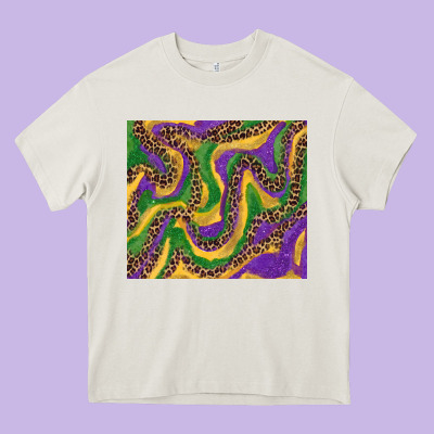Mardi Gras Tumbler Heavy Core Tee Designed By Ranaportraitstore
