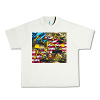 Pistachio excavator American flag Urban Heavy Tee - Artiststas