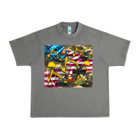 Tornado excavator American flag Urban Heavy Tee - Artiststas