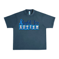 Midnight Navy fight for autism Urban Heavy Tee - AdoDesignShop