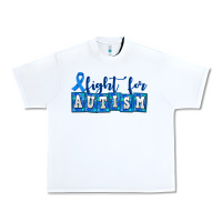 White fight for autism Urban Heavy Tee - AdoDesignShop