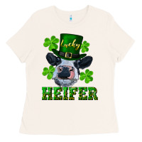 Bone Lucky heifer Ladies Tee - RanaPortraitStore