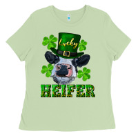 Matcha Lucky heifer Ladies Tee - RanaPortraitStore