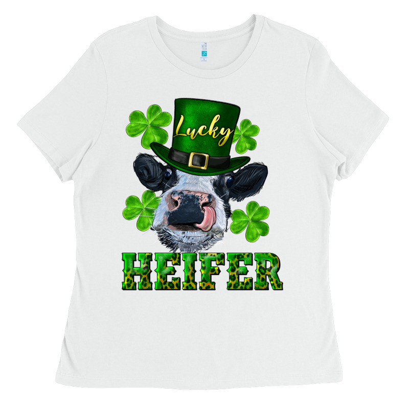 Lucky Heifer Ladies Tee by RanaPortraitStore | Teevron