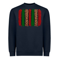 Navy christmas glitter leopard brushstroke Heavyweight Sweatshirt - AdoDesignShop