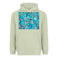 Matcha humpback whale mousepad Heavyweight Hoodie - BarkalooDesign