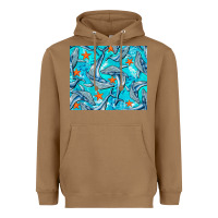 Toasted Coconut humpback whale mousepad Heavyweight Hoodie - BarkalooDesign
