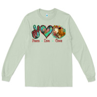 Matcha Peace Love Cows Long Sleeve Tee - Jasminsmagicworld