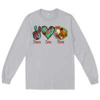 Moon Dust Peace Love Cows Long Sleeve Tee - Jasminsmagicworld