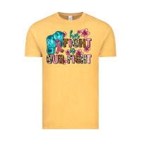 Vintage Mustard her fighting is our fight Vintage Tee - AdoDesignShop