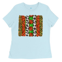 Baby Blue basketball brush strokes Ladies Tee - texasbilliewilder