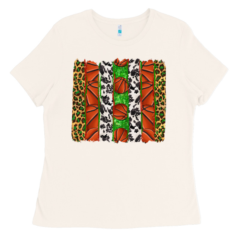 Basketball Brush Strokes Ladies Tee by texasbilliewilder | Teevron