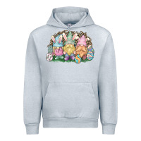 Heather Grey Easter Day gnomes Urban Hoodie - HowdyJamesFarm