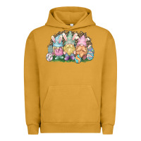 Pigment Peanut Butter Easter Day gnomes Urban Hoodie - HowdyJamesFarm