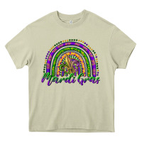 Mossy mardi gras rainbow and fleur de lis Heavy Core Tee - RanaPortraitStore