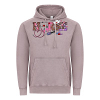 Vintage Zinc valentine's day nurse Vintage Hoodie - RanaPortraitStore
