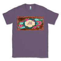 Lavender preview western pink flovers leopard serape   license plate template Classic Tee - BarkalooDesign