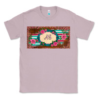 Lilac preview western pink flovers leopard serape   license plate template Classic Tee - BarkalooDesign