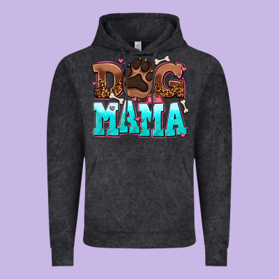 Dog Mama Vintage Hoodie Designed By Adodesignshop