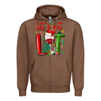 Chestnut let's get lit Zipper Hoodie - MaliasSmallBusiness