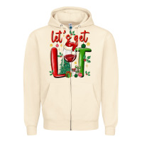Sandshell let's get lit Zipper Hoodie - MaliasSmallBusiness