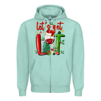 Seafoam let's get lit Zipper Hoodie - MaliasSmallBusiness
