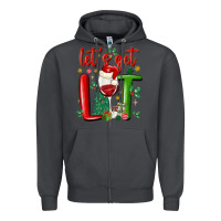 Smoke let's get lit Zipper Hoodie - MaliasSmallBusiness