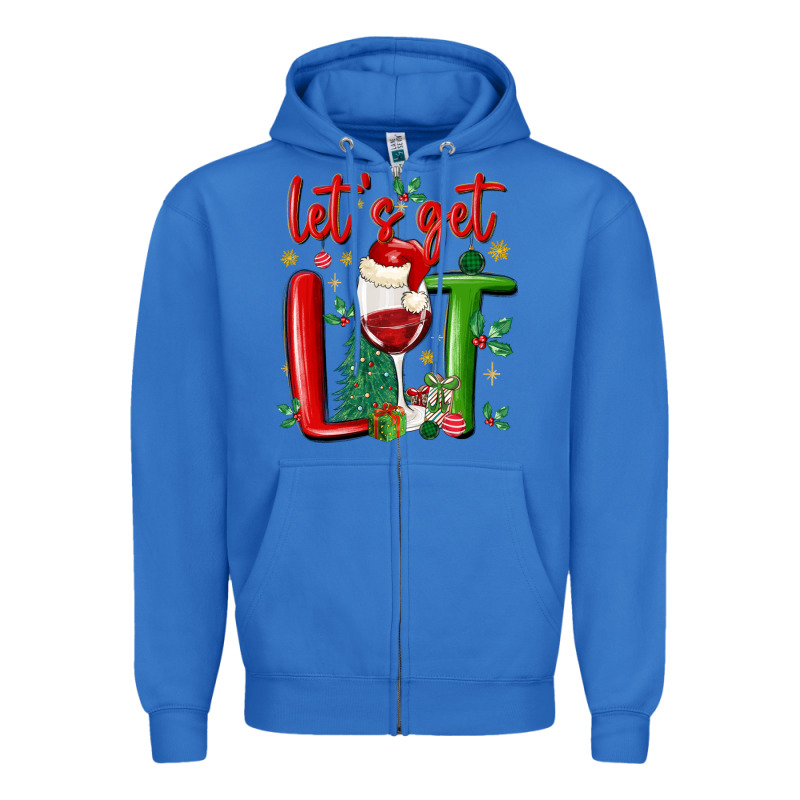 Let's Get Lit Zipper Hoodie by MaliasSmallBusiness | Teevron