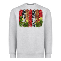 Heather Grey cactus cowhide  brushstroke Heavyweight Sweatshirt - AdoDesignShop