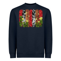 Navy cactus cowhide  brushstroke Heavyweight Sweatshirt - AdoDesignShop