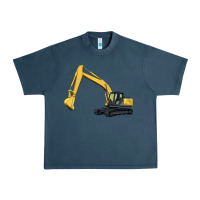 Midnight Navy excavator Urban Heavy Tee - Artiststas