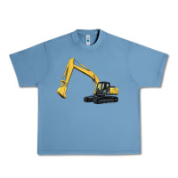 Pebble Blue excavator Urban Heavy Tee - Artiststas
