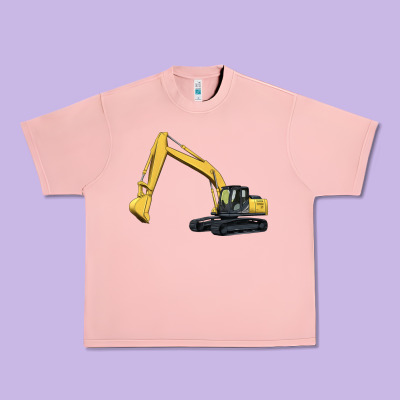 Excavator Urban Heavy Tee Designed By Artiststas
