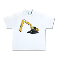 White excavator Urban Heavy Tee - Artiststas