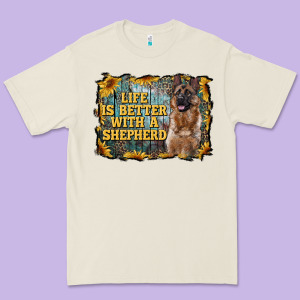 Life Is Better With A Shepperd Premium Tee Designed By Ranaportraitstore