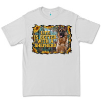 Dove Grey life is better with a shepperd Premium Tee - RanaPortraitStore
