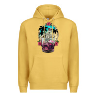 Antique Gold summer skeleton cocktail Premium Hoodie - NancyCooperArtShop