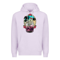 Lilac summer skeleton cocktail Premium Hoodie - NancyCooperArtShop