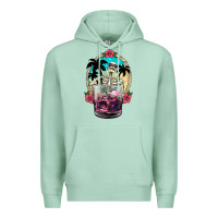 Seafoam summer skeleton cocktail Premium Hoodie - NancyCooperArtShop