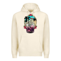 Tofu summer skeleton cocktail Premium Hoodie - NancyCooperArtShop