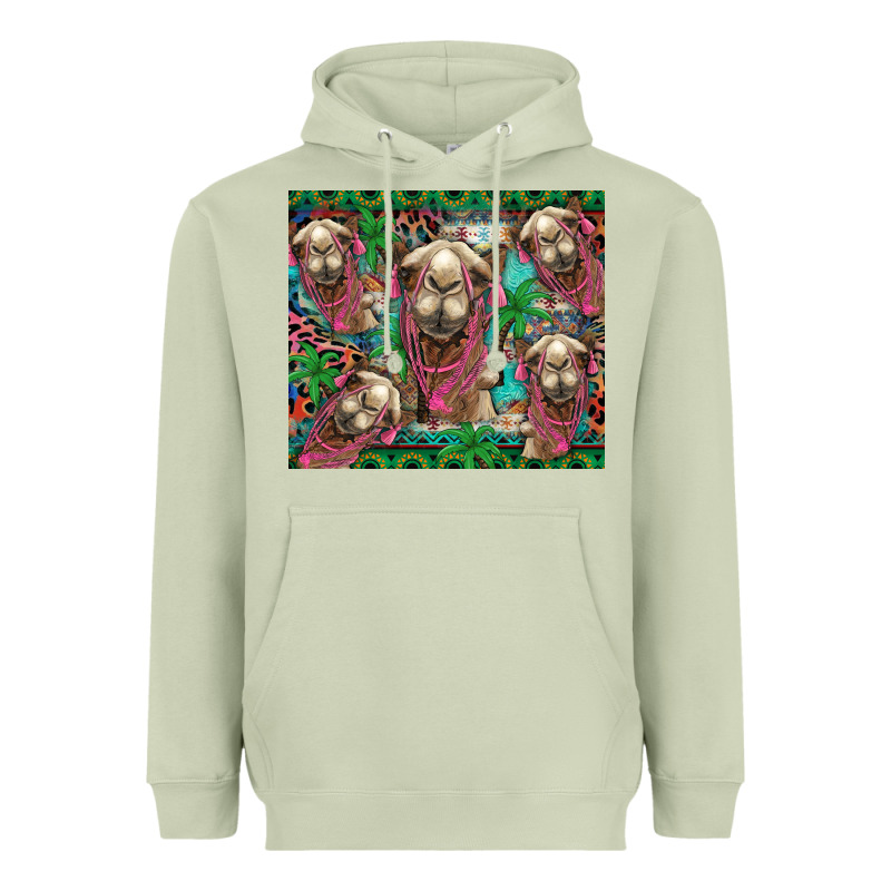 Camel Face Heavyweight Hoodie by BarkalooDesign | Teevron